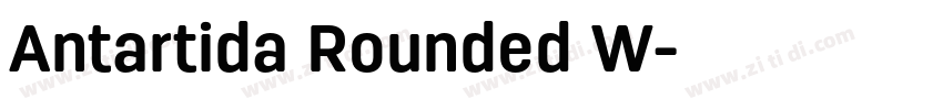 Antartida Rounded W字体转换